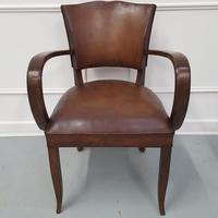 French Vintage Leather Desk Chairs c.1930 (2 of 5) French Vintage Leather Desk Chairs c.1930 (2 of 5)