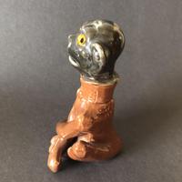 Antique Pottery Monkey with Glass Eyes c.1880 (6 of 7) Antique Pottery Monkey with Glass Eyes c.1880 (6 of 7)