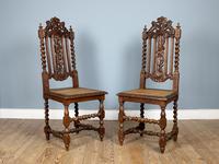 Rare Set of Eight 19th Century Hand Carved Dining Chairs (2 of 5) Rare Set of Eight 19th Century Hand Carved Dining Chairs (2 of 5)