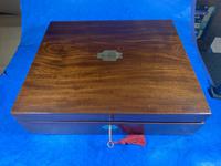 Georgian Mahogany Box With a Working Lock and Key (2 of 13) Georgian Mahogany Box With a Working Lock and Key (2 of 13)