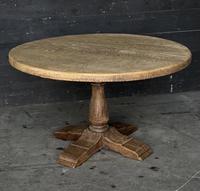 French Round Bleached Oak Farmhouse Dining Table (2 of 19) French Round Bleached Oak Farmhouse Dining Table (2 of 19)