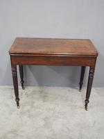 Irish Regency Mahogany Foldover Tea Table (11 of 12) Irish Regency Mahogany Foldover Tea Table (11 of 12)