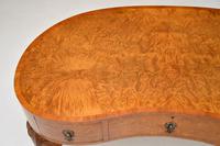 Antique Burr Walnut Kidney Shaped Desk or Dressing Table by Waring & Gillows (11 of 12) Antique Burr Walnut Kidney Shaped Desk or Dressing Table by Waring & Gillows (11 of 12)