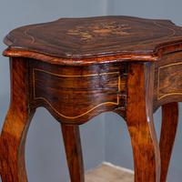 Marquetry 1 Drawer Table (5 of 6) Marquetry 1 Drawer Table (5 of 6)