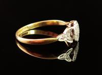 Antique Diamond Flower Ring, 18ct Gold & Platinum (3 of 11) Antique Diamond Flower Ring, 18ct Gold & Platinum (3 of 11)