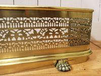 19th Century Fretwork Brass Fire Fender (8 of 9) 19th Century Fretwork Brass Fire Fender (8 of 9)