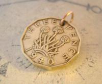 Vintage Pocket Watch Chain Fob 1940 WW2 King George V1 Threpenny Bit Coin Fob (3 of 7) Vintage Pocket Watch Chain Fob 1940 WW2 King George V1 Threpenny Bit Coin Fob (3 of 7)