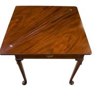 George III Mahogany Triangular Fold Over Top Table (4 of 7) George III Mahogany Triangular Fold Over Top Table (4 of 7)