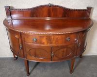 Edwardian Mahogany "D" Shaped Sideboard / Chippendale Style (9 of 12) Edwardian Mahogany "D" Shaped Sideboard / Chippendale Style (9 of 12)