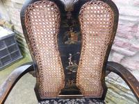 Stylish Regency Chinoiserie Lacquered Desk Chair (2 of 7) Stylish Regency Chinoiserie Lacquered Desk Chair (2 of 7)