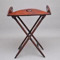 Early 19th Century Mahogany Folding Butlers Tray on Stand (7 of 10) Early 19th Century Mahogany Folding Butlers Tray on Stand (7 of 10)