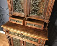 Victorian Carved Oak Secretaire Bookcase (14 of 25) Victorian Carved Oak Secretaire Bookcase (14 of 25)