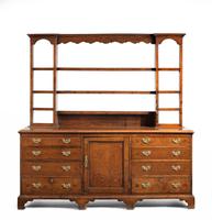 Late 18th Century Oak Dresser and Rack the base with central panel door (2 of 7) Late 18th Century Oak Dresser and Rack the base with central panel door (2 of 7)