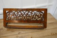 Adjustable Fretwork Figured Walnut Book Rest or, Lutrin (7 of 7) Adjustable Fretwork Figured Walnut Book Rest or, Lutrin (7 of 7)