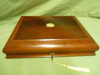 Flame Mahogany Jewel – Document Box + Tray c.1880 (4 of 12) Flame Mahogany Jewel – Document Box + Tray c.1880 (4 of 12)