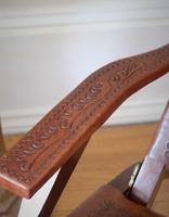 Peruvian Tooled Saddle Leather Folding Armchair (2 of 13) Peruvian Tooled Saddle Leather Folding Armchair (2 of 13)