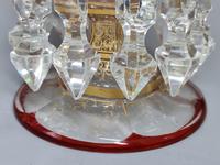 Magnificent Pair of Mid 19th Century Candle Lustres 'Possibly Baccarat' Gilded & Ruby Decoration (7 of 18) Magnificent Pair of Mid 19th Century Candle Lustres 'Possibly Baccarat' Gilded & Ruby Decoration (7 of 18)