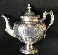 Outstanding Mid Victorian Silver Plated 4 Piece Tea Service (5 of 7) Outstanding Mid Victorian Silver Plated 4 Piece Tea Service (5 of 7)