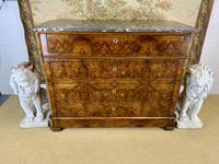 19th Century French Burr Walnut Commode with Marble Top (4 of 9) 19th Century French Burr Walnut Commode with Marble Top (4 of 9)