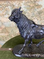 Bronze Sculpture of Bull Signed to the Base (2 of 5) Bronze Sculpture of Bull Signed to the Base (2 of 5)