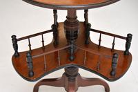 Antique Victorian Mahogany Occasional Table Bookstand (7 of 7) Antique Victorian Mahogany Occasional Table Bookstand (7 of 7)
