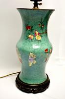 19th century Chinese vase converted to a lamp (2 of 9) 19th century Chinese vase converted to a lamp (2 of 9)