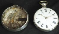 Antique Silver Pair Case Pocket Watch Fusee Verge Escapement Key Wind Enamel P Edmonds Liverpool (7 of 10) Antique Silver Pair Case Pocket Watch Fusee Verge Escapement Key Wind Enamel P Edmonds Liverpool (7 of 10)