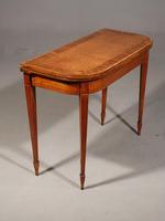 Very Good George III Period Satinwood Card Table (3 of 6) Very Good George III Period Satinwood Card Table (3 of 6)