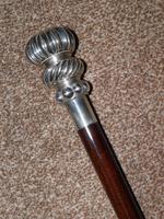 Vintage 925 Silver Segment Patterned Topped Walking Stick / Cane (7 of 11) Vintage 925 Silver Segment Patterned Topped Walking Stick / Cane (7 of 11)