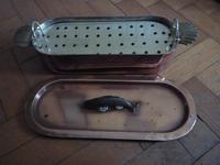 Small Fine Quality Copper Fish Kettle c.1925 (2 of 2) Small Fine Quality Copper Fish Kettle c.1925 (2 of 2)