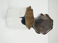 English Antique Solid Silver Tea Caddy, Super Design Fresh & Clean c 1890 (5 of 7) English Antique Solid Silver Tea Caddy, Super Design Fresh & Clean c 1890 (5 of 7)