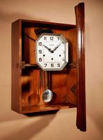 Art Deco Westminster Vedette Carillon Oak Wall Clock French c.1935 (11 of 13) Art Deco Westminster Vedette Carillon Oak Wall Clock French c.1935 (11 of 13)