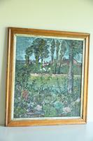 Early 20th Century British School A Town Garden Oil on Board (2 of 9) Early 20th Century British School A Town Garden Oil on Board (2 of 9)
