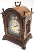 Fine Dutch Walnut Mantel Clock 8 Day Miniature Bracket Clock with Moon Roller (5 of 9) Fine Dutch Walnut Mantel Clock 8 Day Miniature Bracket Clock with Moon Roller (5 of 9)