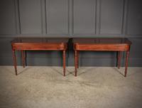 Pair of Georgian Mahogany D Shaped Console Tables (5 of 12) Pair of Georgian Mahogany D Shaped Console Tables (5 of 12)