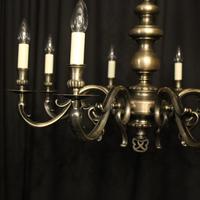 French Silver Plated 8 Light Mid 20th Century Chandelier (2 of 10) French Silver Plated 8 Light Mid 20th Century Chandelier (2 of 10)
