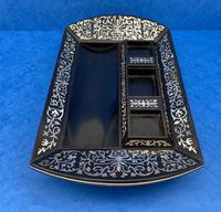 William IV Ebony Inlaid Inkstand (9 of 15) William IV Ebony Inlaid Inkstand (9 of 15)