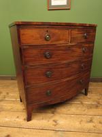 Antique 19th century Mahogany Bow Chest of Drawers, Country House Chest (13 of 18) Antique 19th century Mahogany Bow Chest of Drawers, Country House Chest (13 of 18)