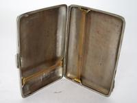 Stylish Rectangular Antique Silver Cigar Pocket Case (3 of 6) Stylish Rectangular Antique Silver Cigar Pocket Case (3 of 6)