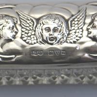 A Solid Silver & Cut Glass Jar - Reynolds Angels Chester 1905 (5 of 5) A Solid Silver & Cut Glass Jar - Reynolds Angels Chester 1905 (5 of 5)