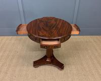 William IV Flame Mahogany Drum Table (4 of 9) William IV Flame Mahogany Drum Table (4 of 9)