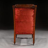 Substantial 19th Century Oak & Moroccan Leather Armchair (4 of 8) Substantial 19th Century Oak & Moroccan Leather Armchair (4 of 8)