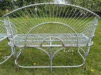 Pair of Art Deco Style Peacock Design Garden Curved Benches (29 of 35) Pair of Art Deco Style Peacock Design Garden Curved Benches (29 of 35)