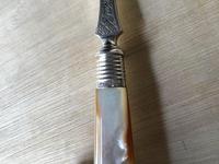 Victorian Silver Plated and Silver Ferrule & Mother of Pearl Handle Bread / Meat Fork (3 of 4) Victorian Silver Plated and Silver Ferrule & Mother of Pearl Handle Bread / Meat Fork (3 of 4)