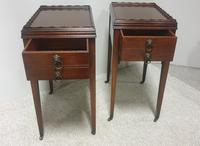 Super Pair of Mahogany Bedside Lamp Tables (5 of 11) Super Pair of Mahogany Bedside Lamp Tables (5 of 11)