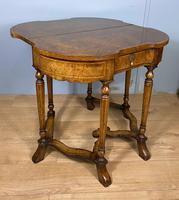 Late Victorian Burr Walnut Card Table (6 of 9) Late Victorian Burr Walnut Card Table (6 of 9)