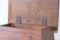Antique Vintage Fruitwood Box Stool with Hinged Lid (13 of 14) Antique Vintage Fruitwood Box Stool with Hinged Lid (13 of 14)