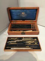 Boxed set of mathematical instruments by W H Harling (10 of 10) Boxed set of mathematical instruments by W H Harling (10 of 10)