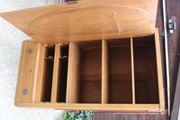 1900's Satin Walnut 1 Door Mirrored Round Corner Fitted Wardrobe (2 of 5) 1900's Satin Walnut 1 Door Mirrored Round Corner Fitted Wardrobe (2 of 5)
