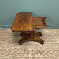 Striking William IV Figured Mahogany Antique Card / Games Table (8 of 9) Striking William IV Figured Mahogany Antique Card / Games Table (8 of 9)